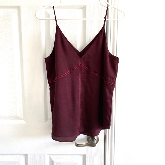 Maroon tank top - Picture 1 of 3